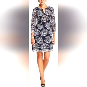 Lilly Pulitzer size 8 Seaside Coral Wendy mesh dress